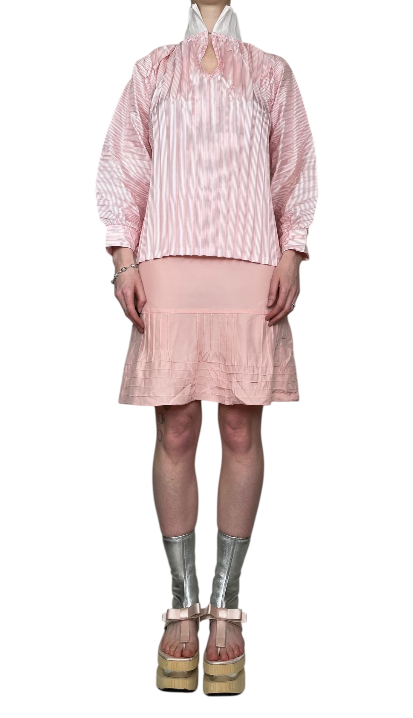 Comme des Garçons c.2011 Tricot pleats top