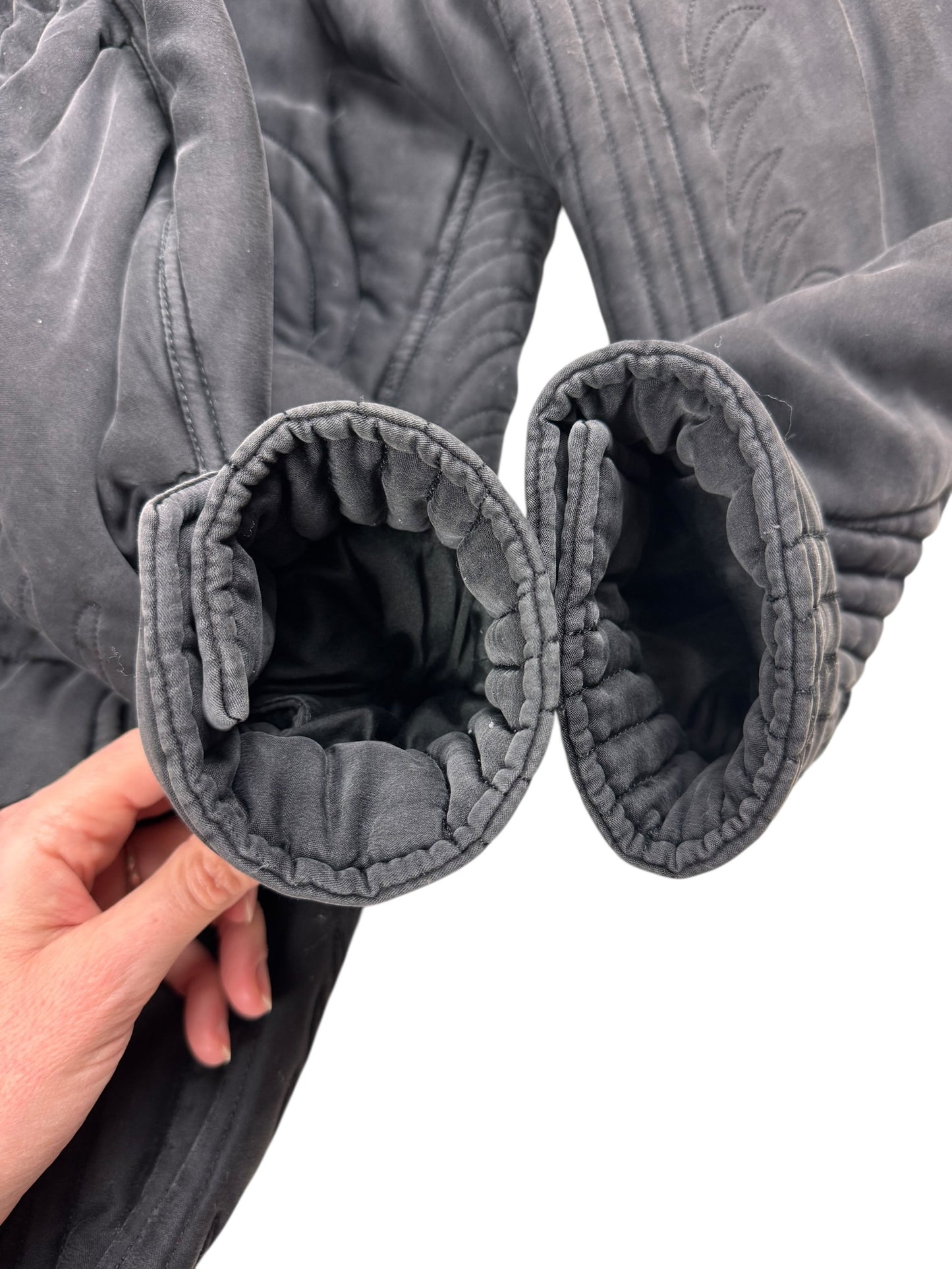 Alexander McQueen c.F/W 2007 silk parka coat